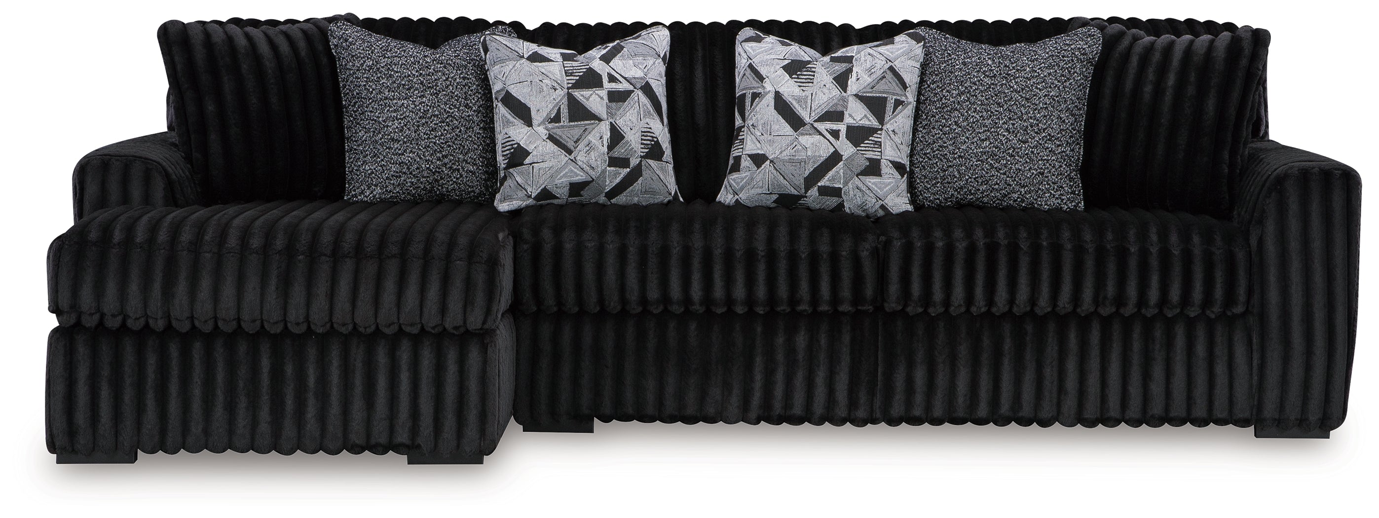 Midnight-Madness 2-Piece Sectional Sofa with Chaise - MyWaynesHome #