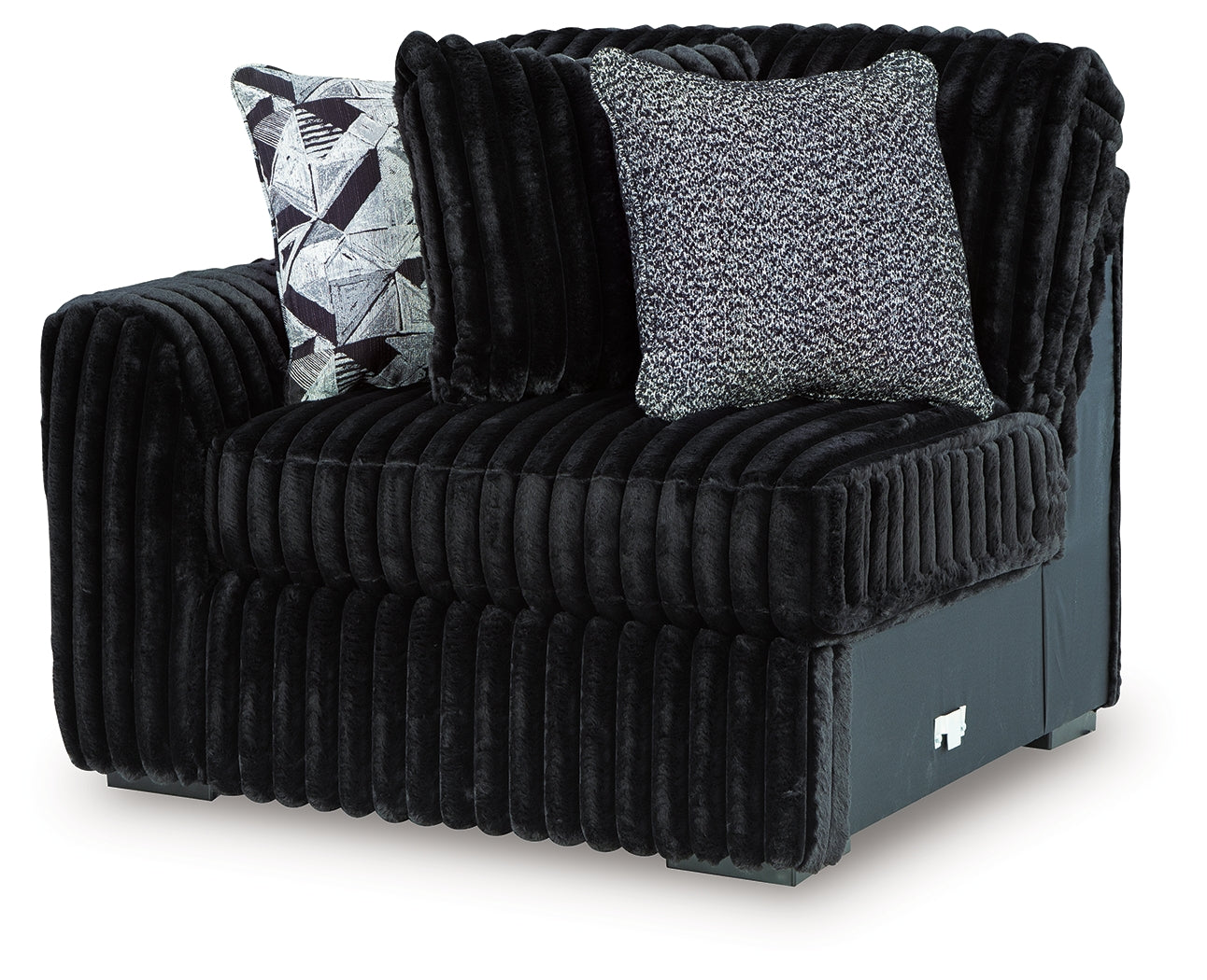 Midnight-Madness Left-Arm Facing Corner Chair