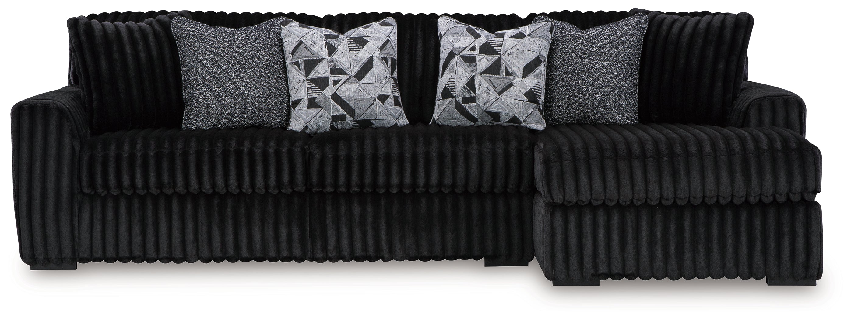 Midnight-Madness 2-Piece Sectional Sofa with Chaise - MyWaynesHome #