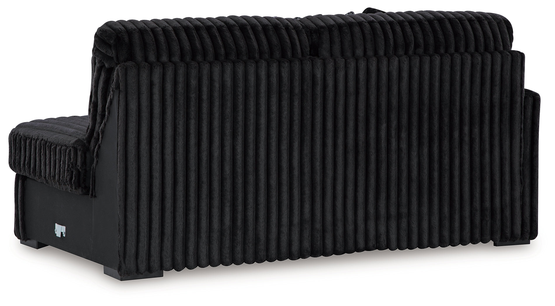 Midnight-Madness 4-Piece Sectional and Oversized Accent Ottoman