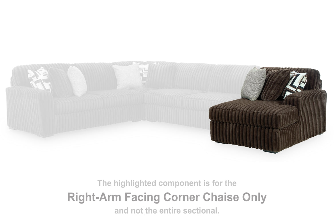 Midnight-Madness Right-Arm Facing Corner Chaise