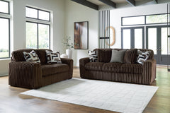 Midnight-Madness Sofa and Loveseat