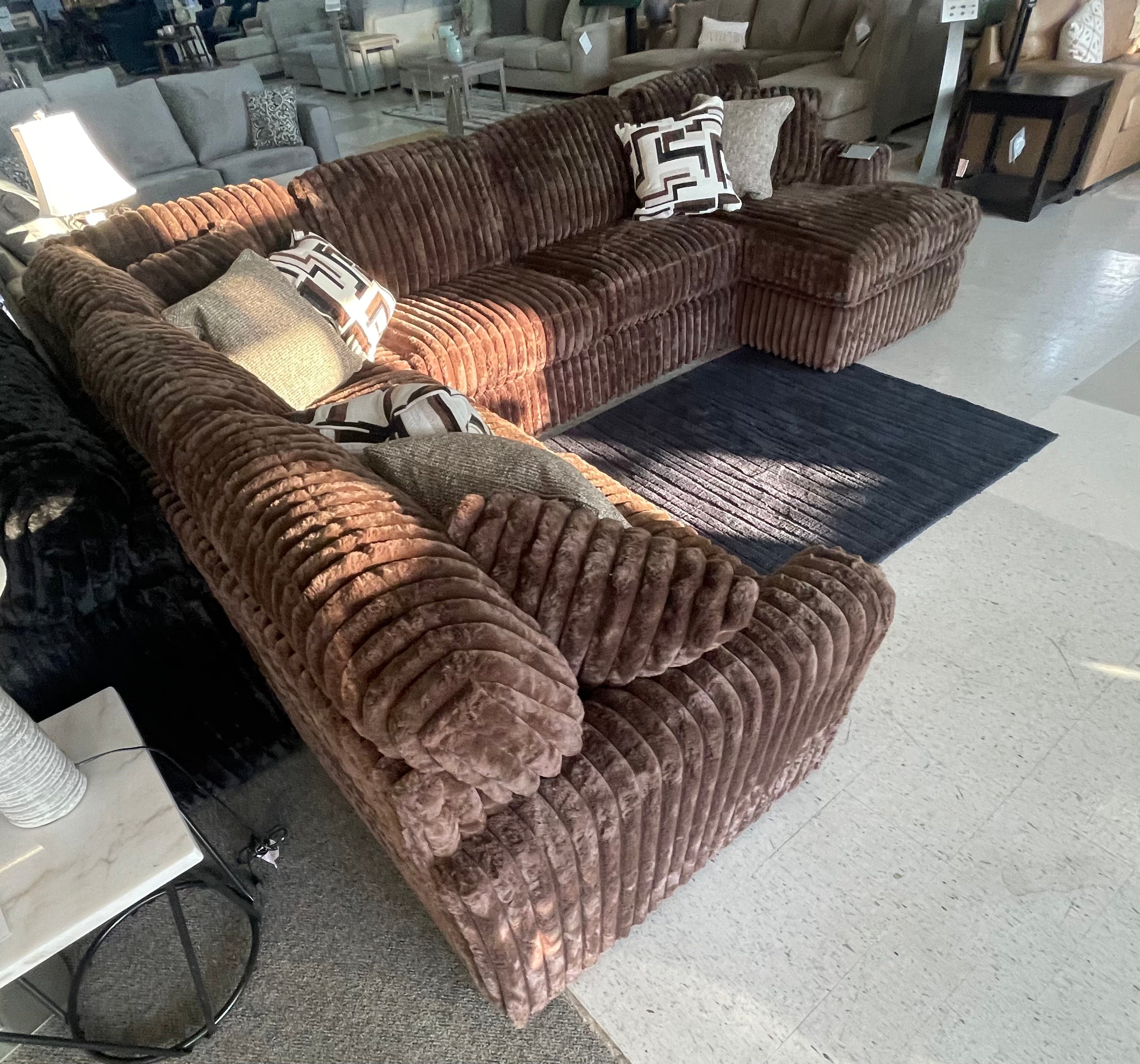 Midnight-Madness 4-Piece Sectional with Chaise
