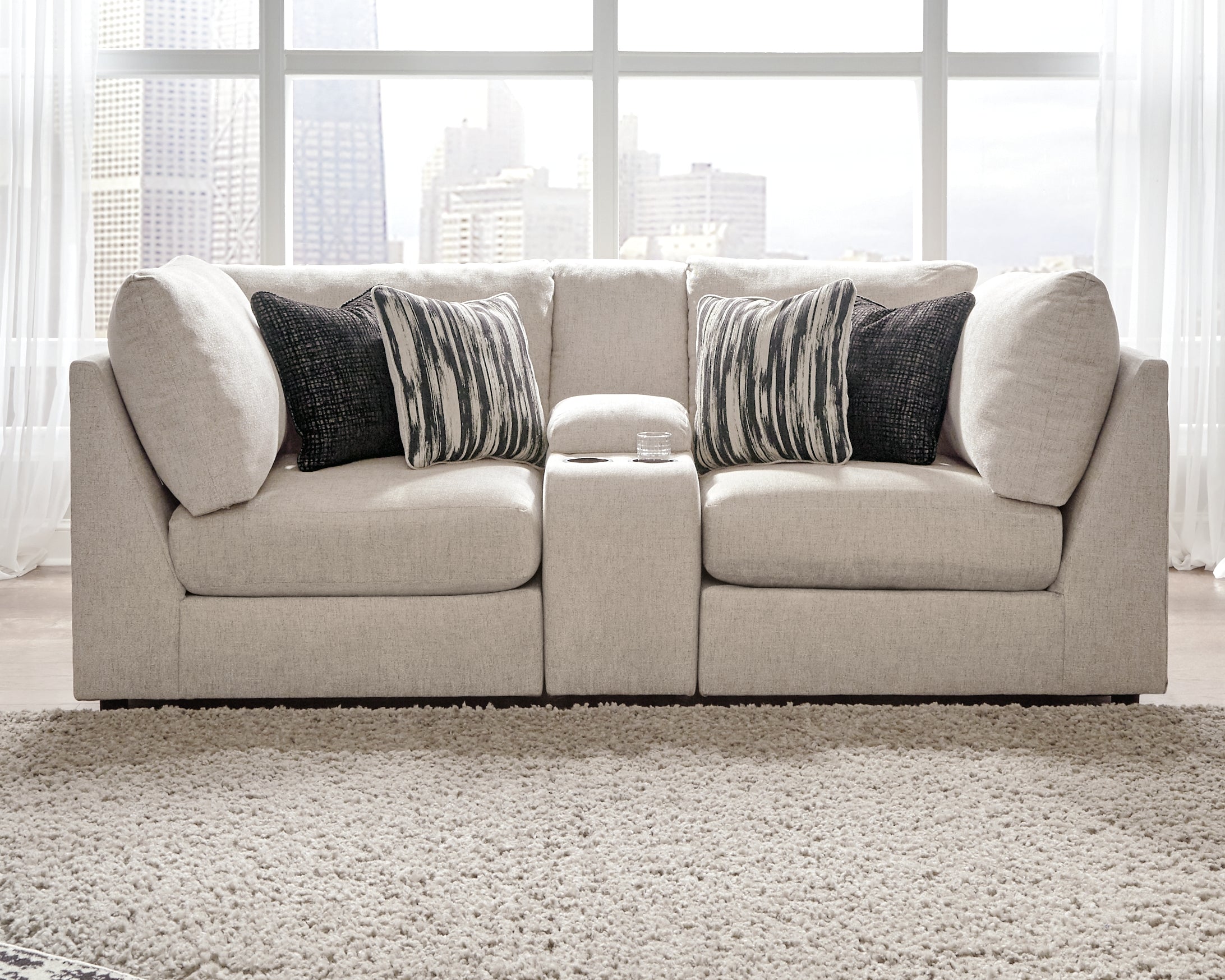 Kellway 3-Piece Sectional Loveseat - MyWaynesHome #
