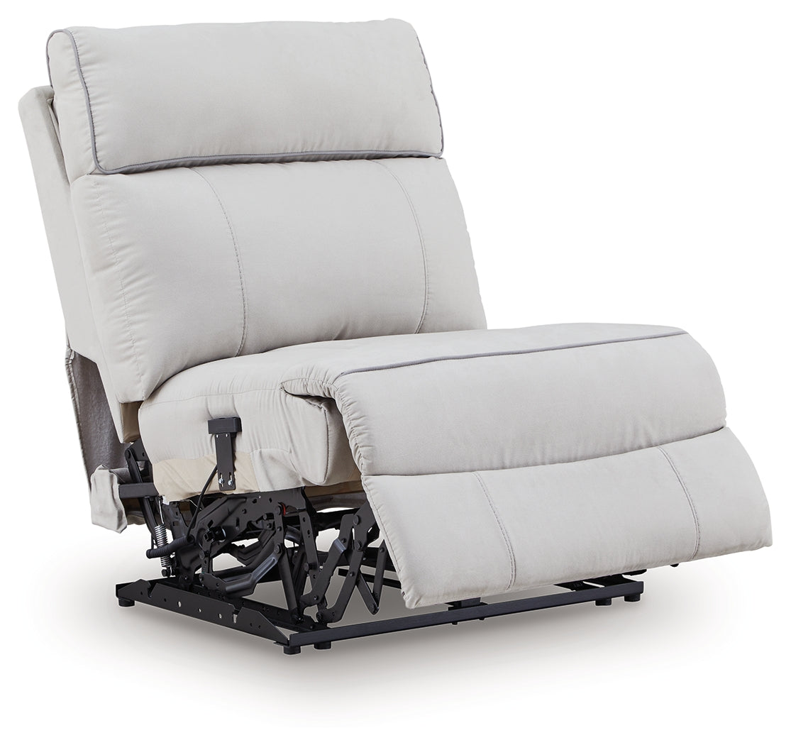 Social Pointe 7-Piece Reclining Sectional with Storage Consoles