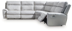 Social Pointe 5-Piece Power Reclining Sectional