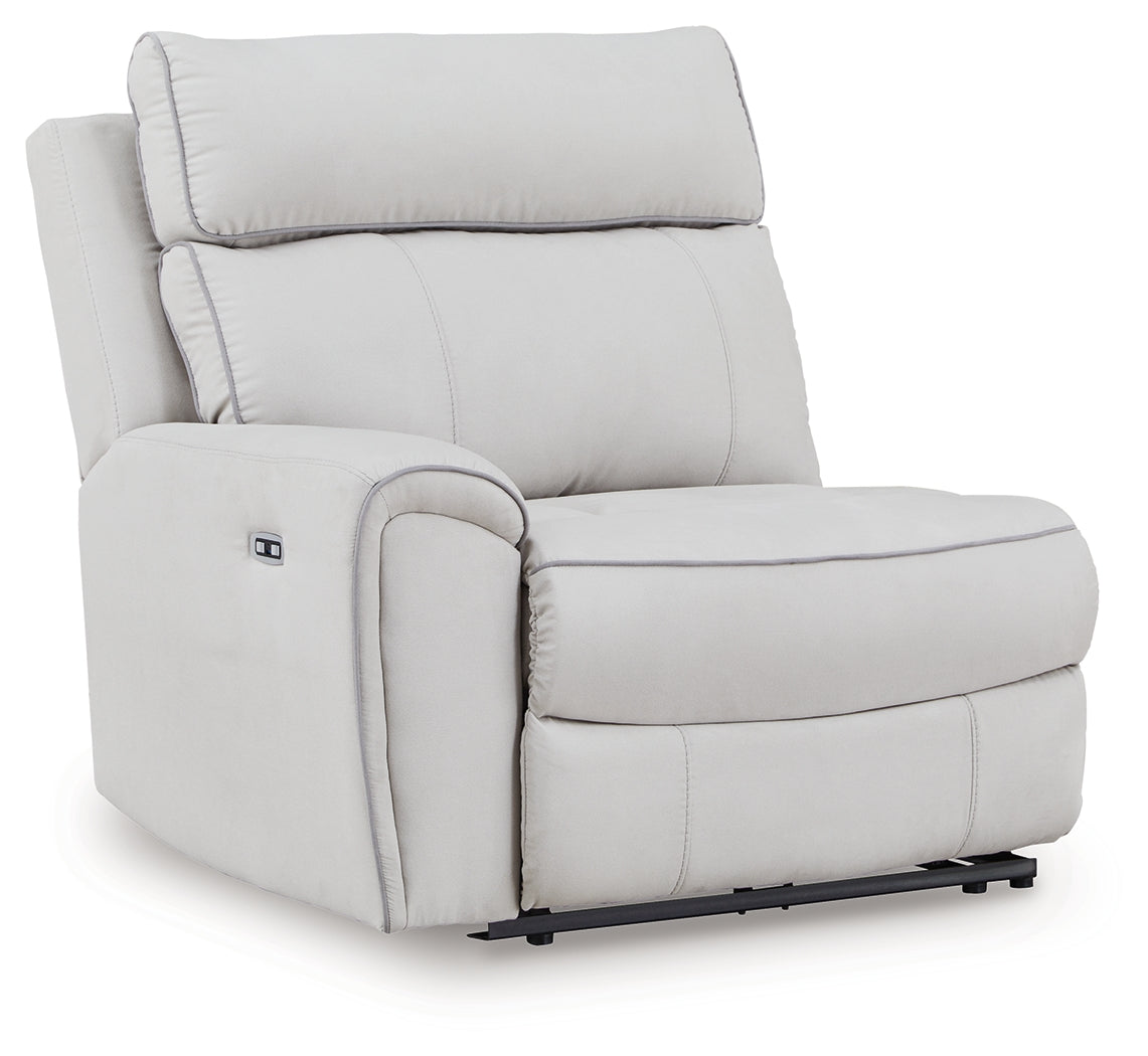 Social Pointe Left-Arm Facing Power Recliner
