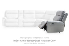 Social Pointe Right-Arm Facing Power Recliner