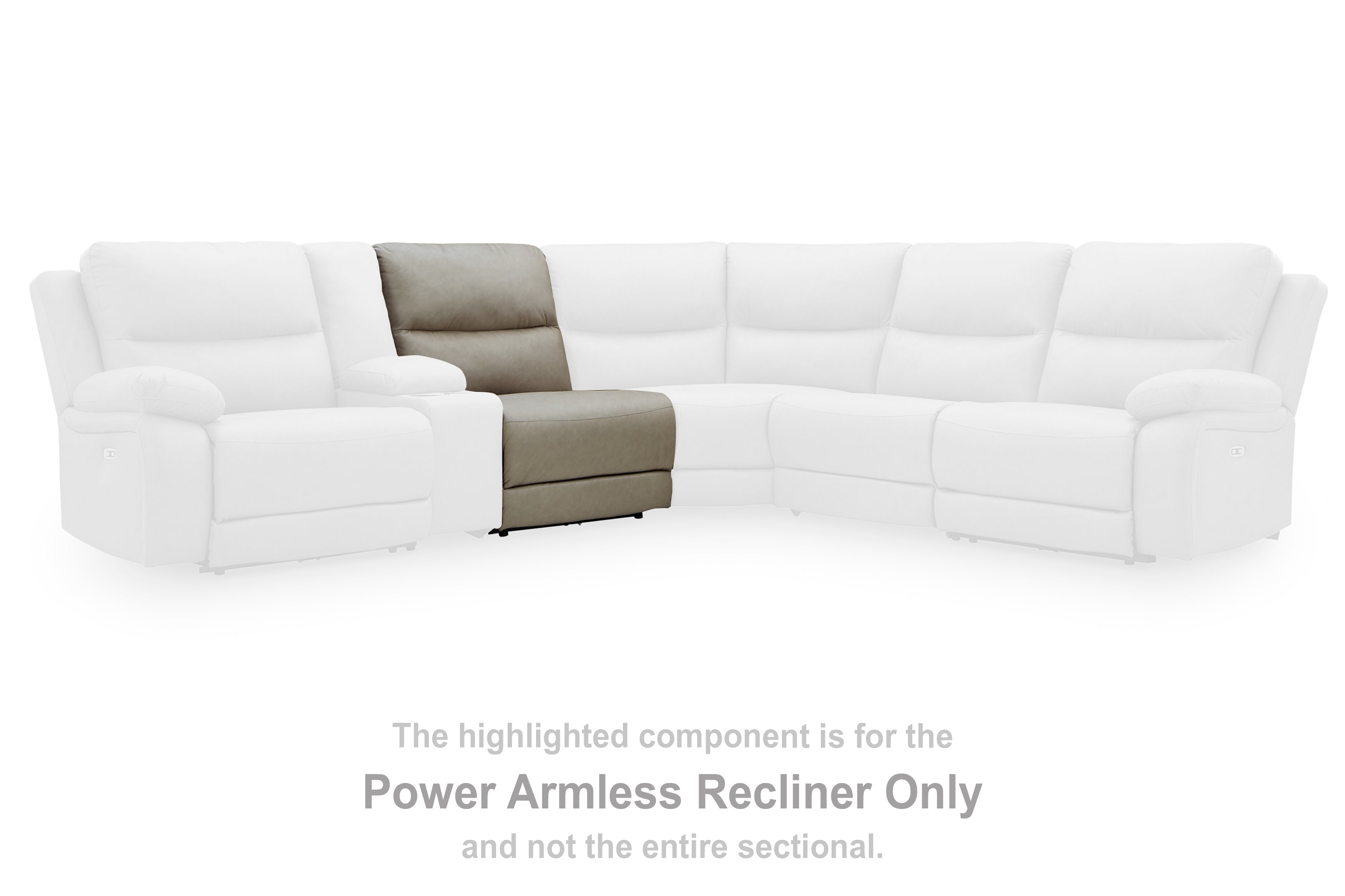 Narwhal Place Power Armless Recliner