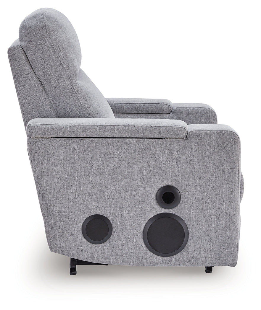 Pineland Power Glider Recliner with Audio System