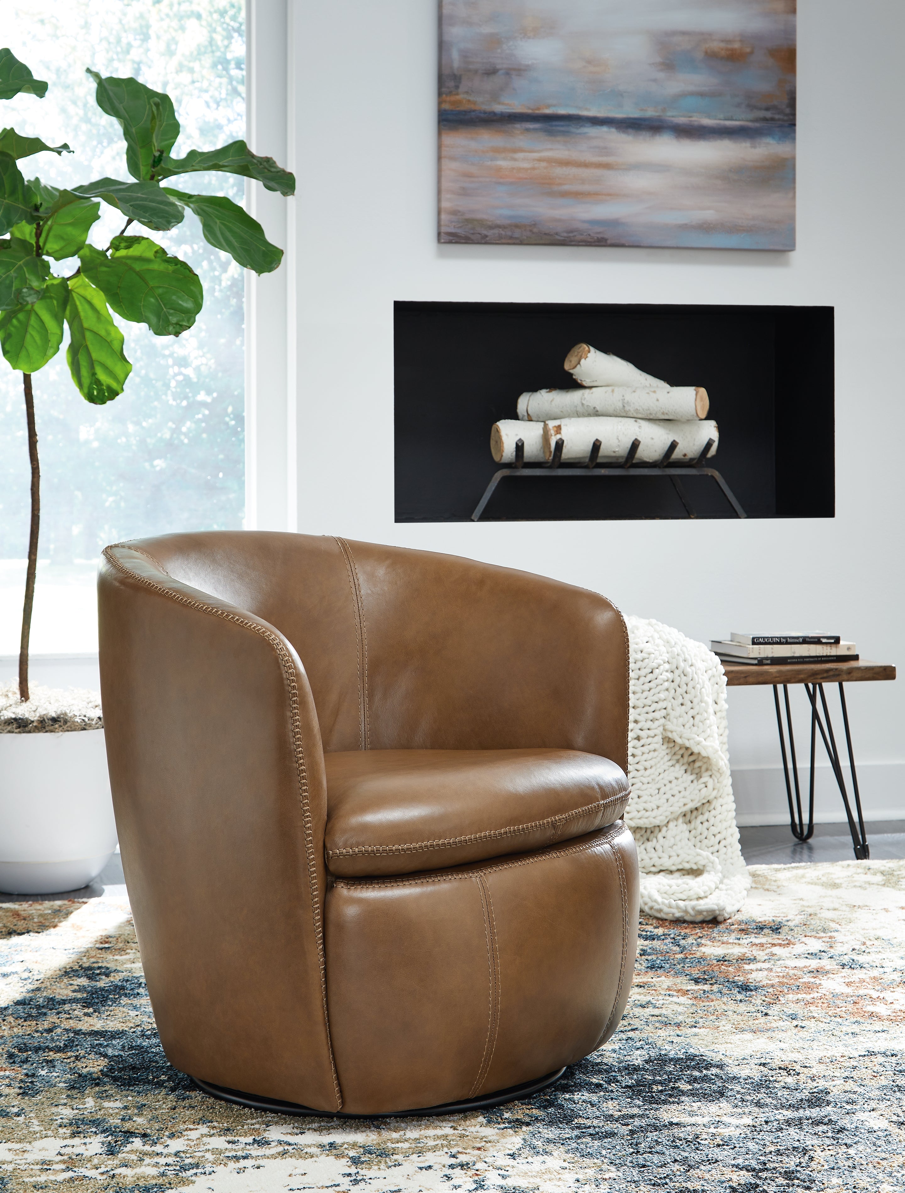 Kierreys Swivel Chair - MyWaynesHome #