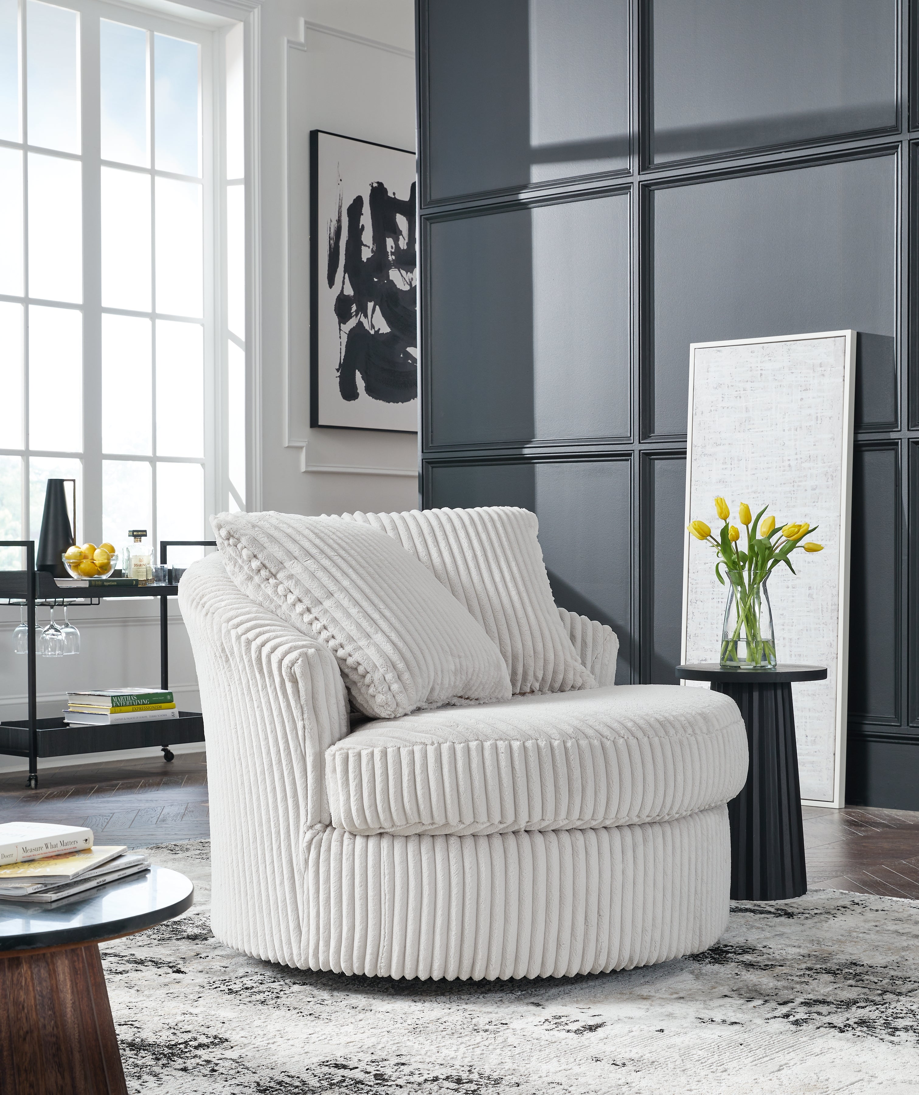 Gramwell Swivel Chair - MyWaynesHome #