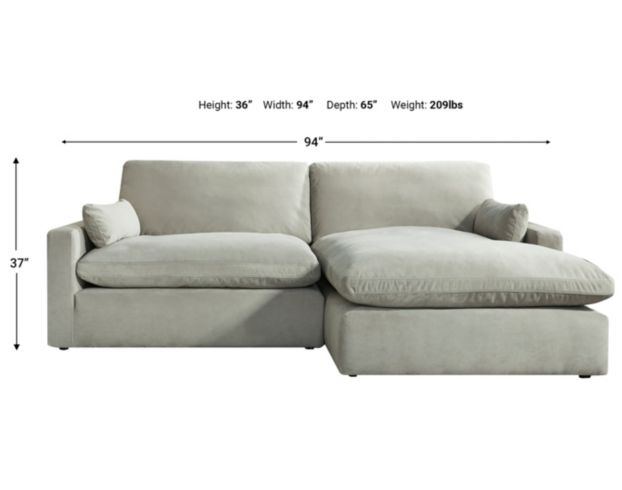 Sophie 2-Piece Sectional with Chaise - MyWaynesHome #