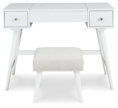 Thadamere Vanity with Stool - MyWaynesHome #