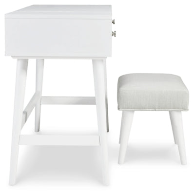 Thadamere Vanity with Stool - MyWaynesHome #