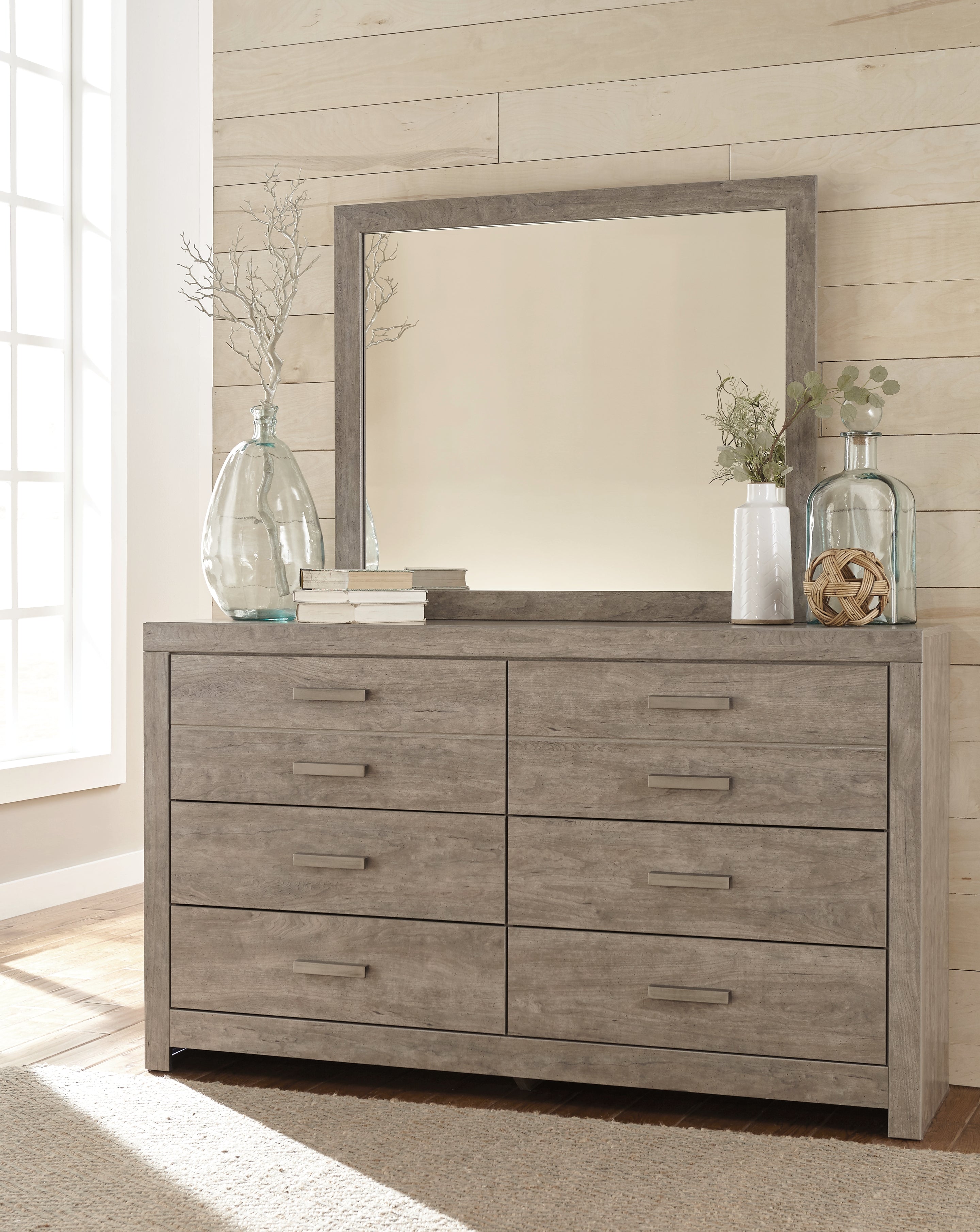 Culverbach Queen Panel Bed, Dresser, Mirror and Nightstand