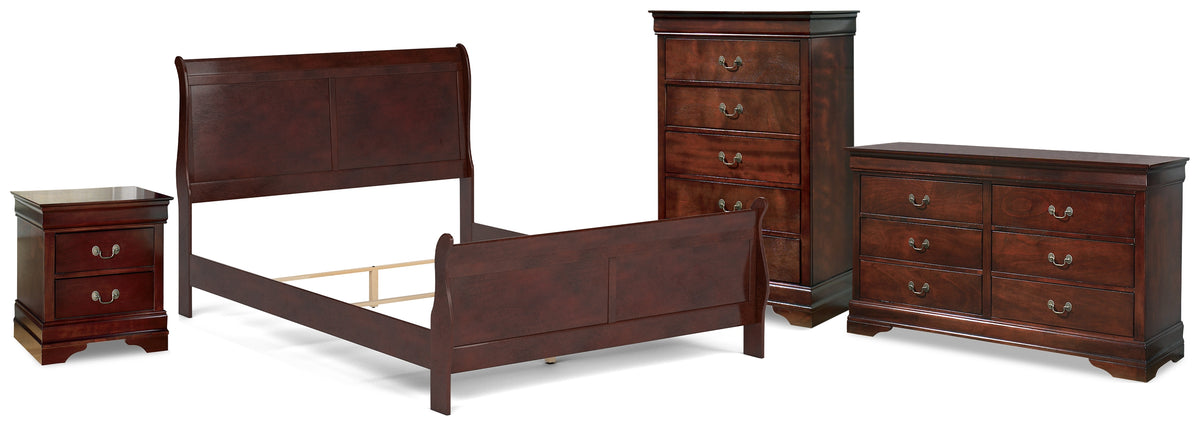 Alisdair Queen Sleigh Bed, Dresser, Mirror, 2 Chests and 2 Nightstands
