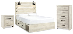 Cambeck Queen Storage Bed, Chest and Nightstand