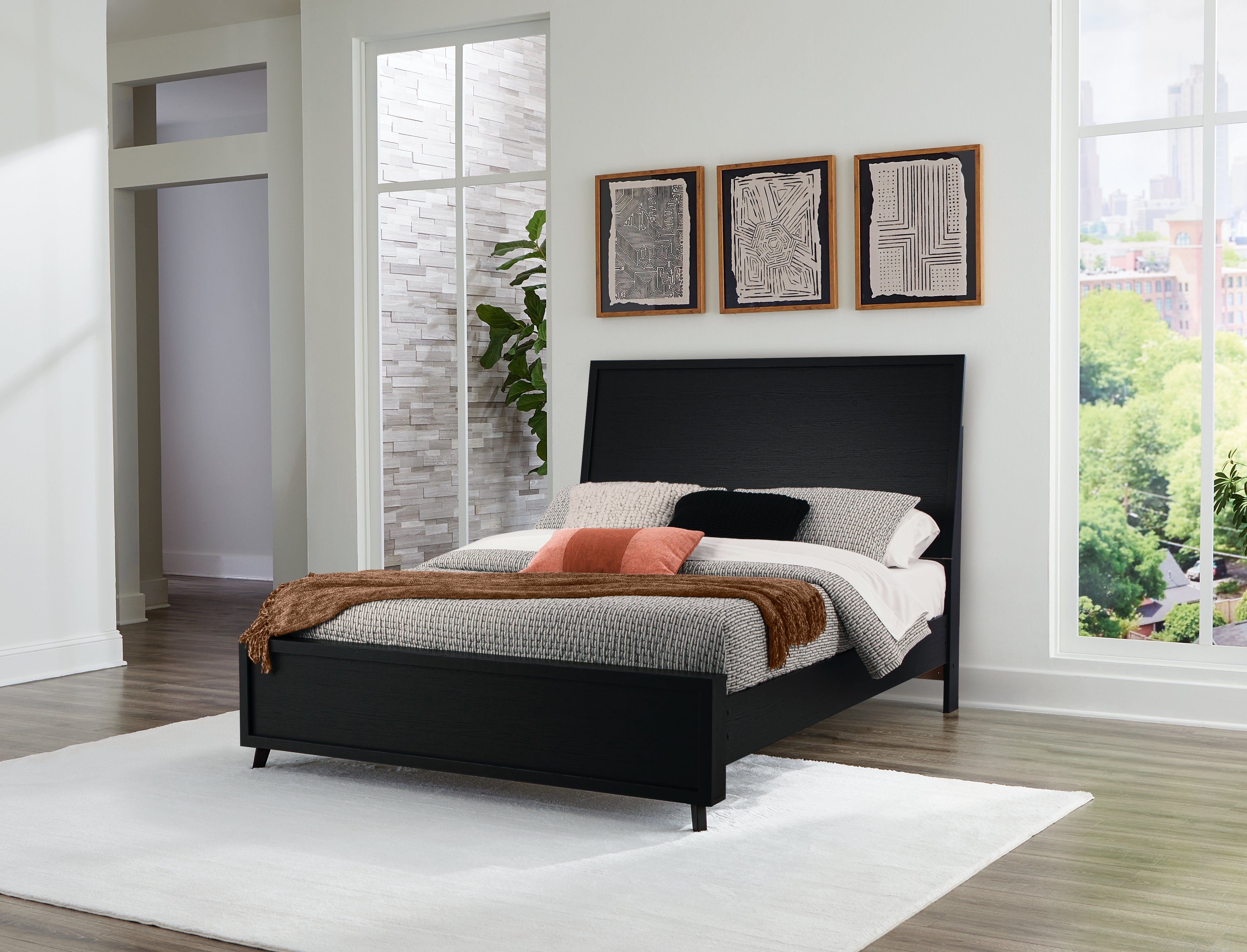 Danziar Queen Panel Bed, Chest and Nightstand