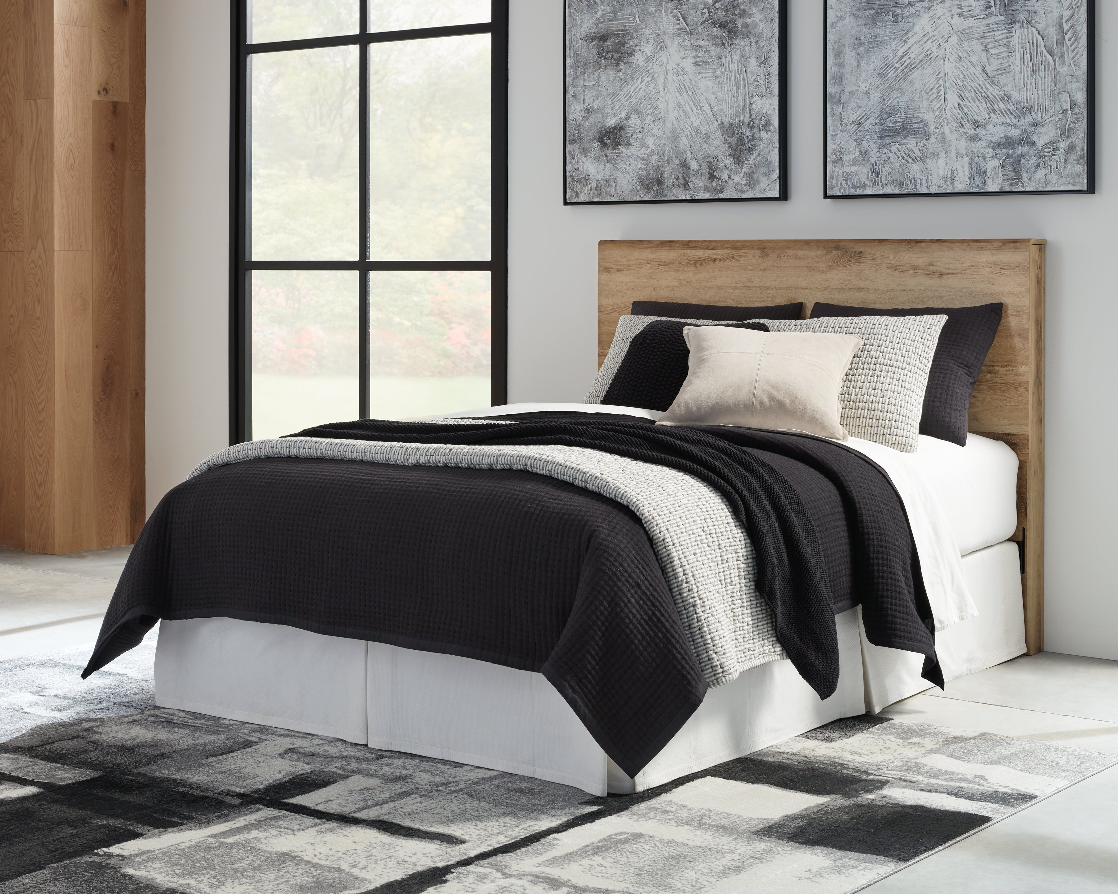 Hyanna Queen Panel Headboard, Dresser, Mirror and Chest