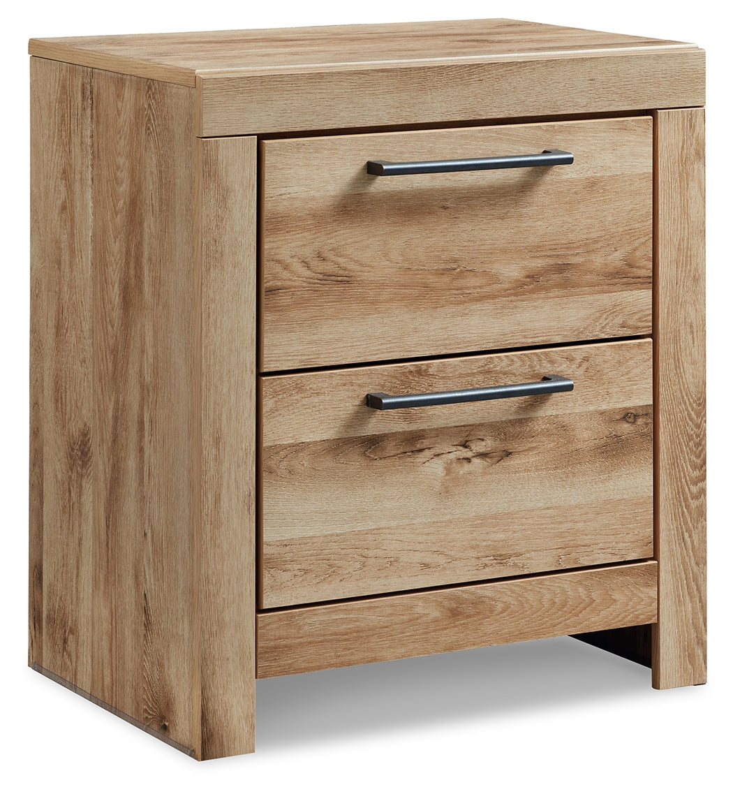 Hyanna Queen Panel Bed with Dresser, Mirror and 1 Nightstand