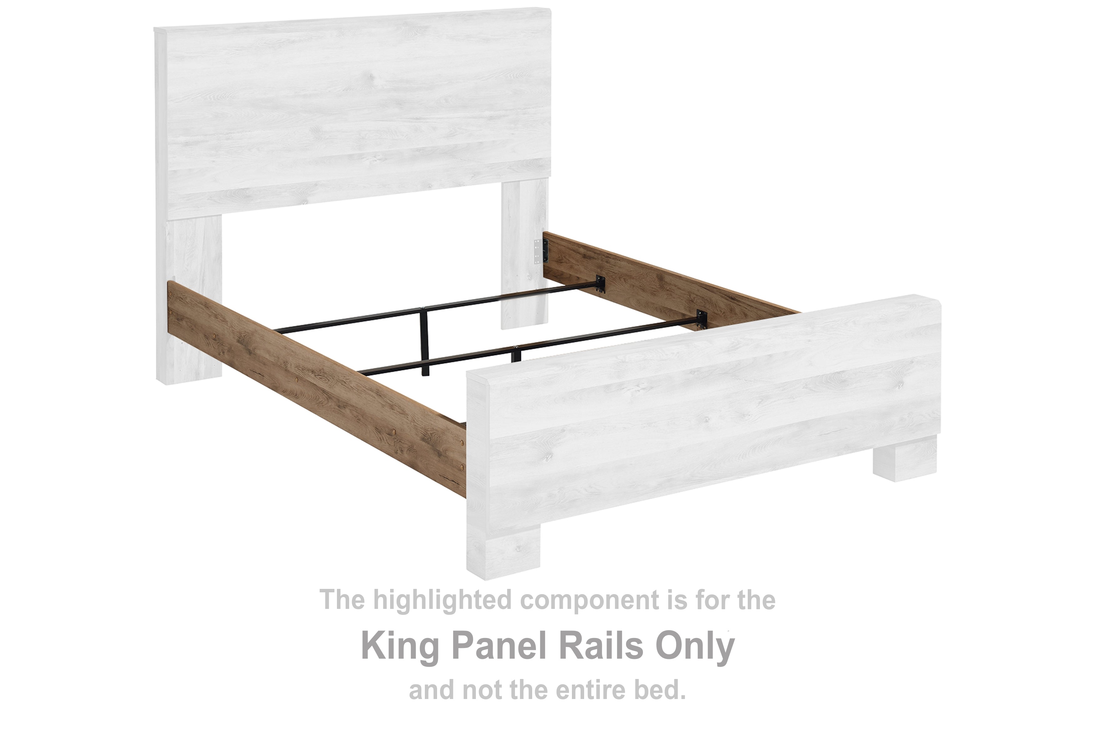 Hyanna King Panel Rails