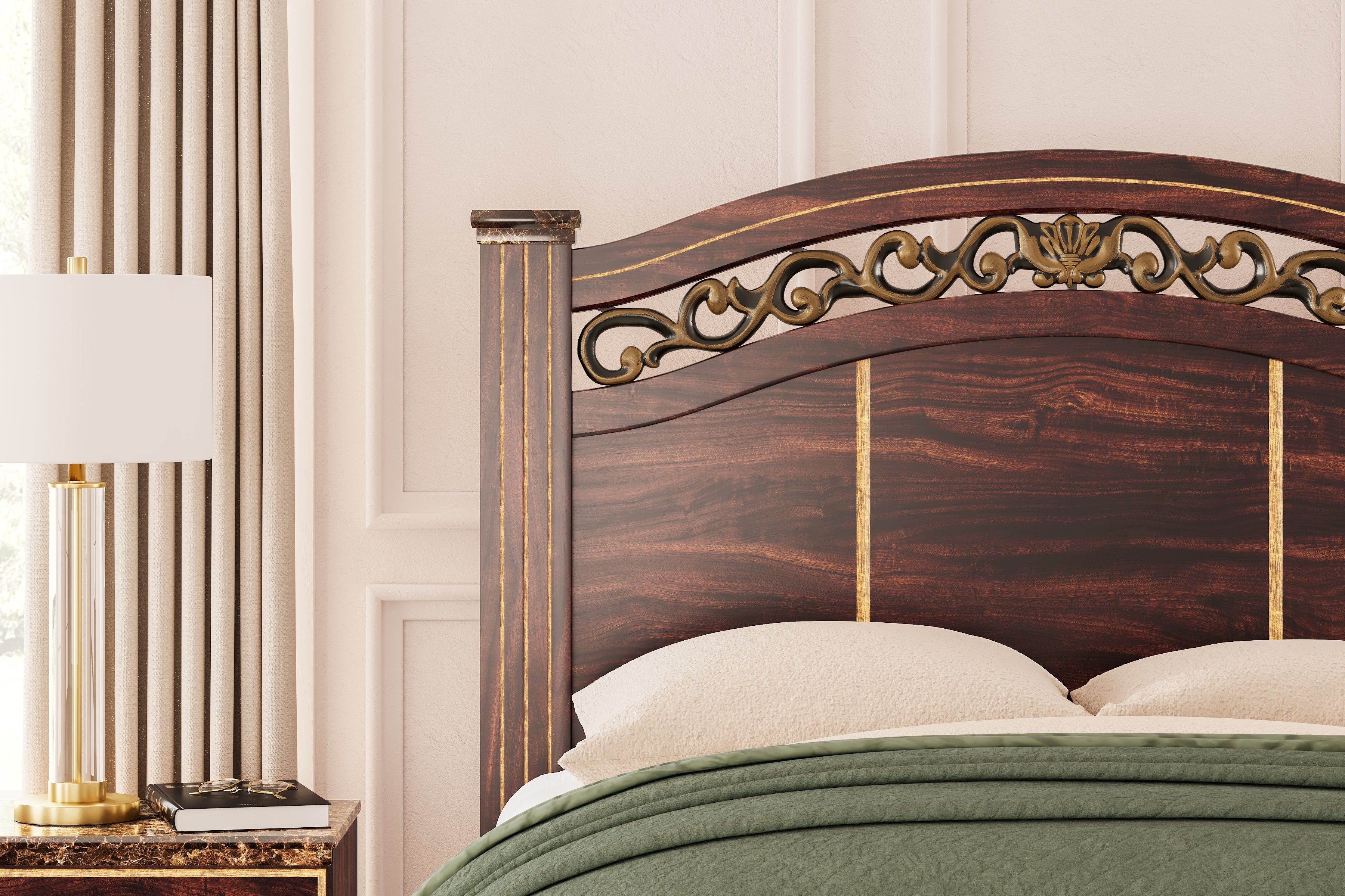 Glosmount Queen Poster Bed