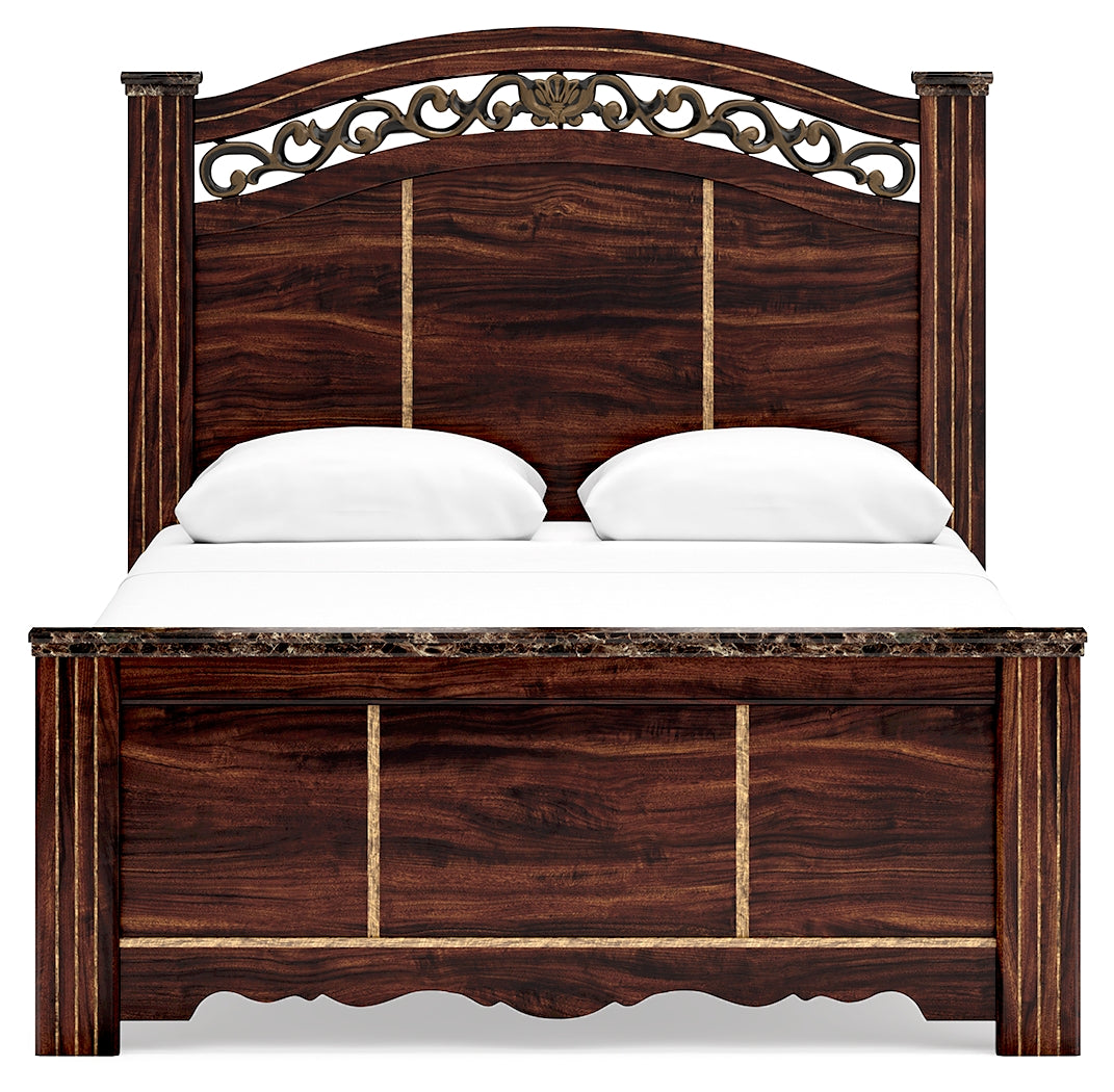 Glosmount Queen Poster Bed