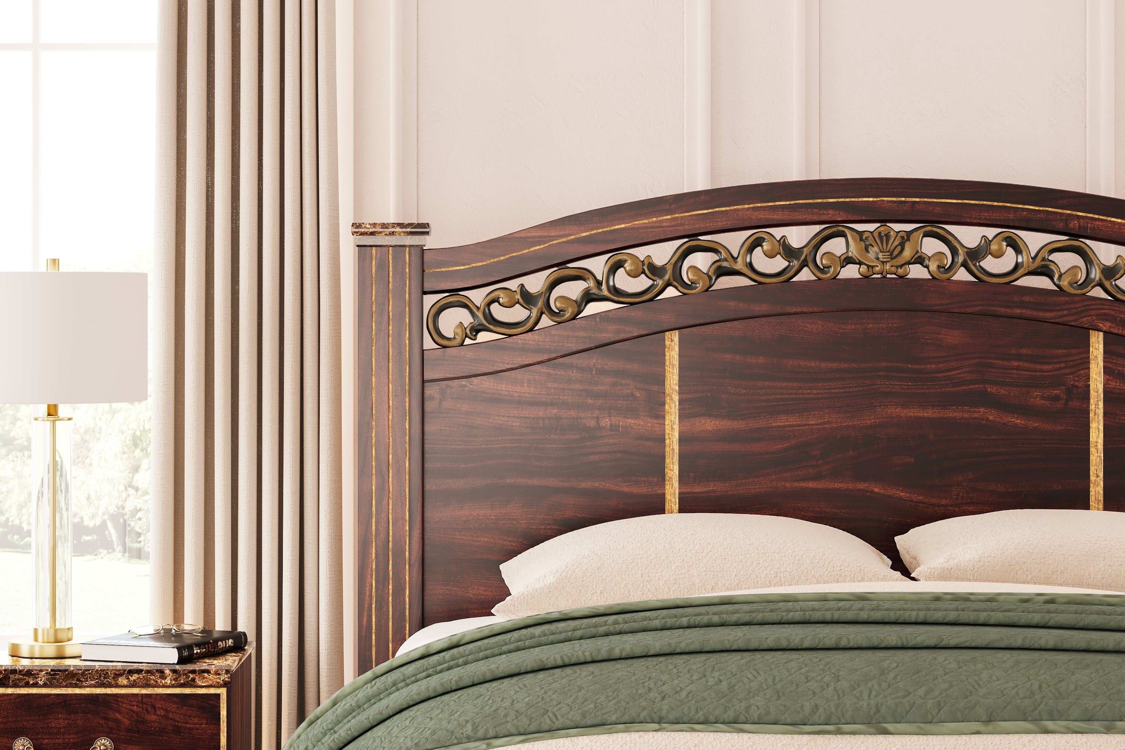 Glosmount King Poster Bed