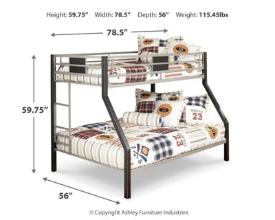 Dinsmore Bunk Bed and Mattress Set - MyWaynesHome #