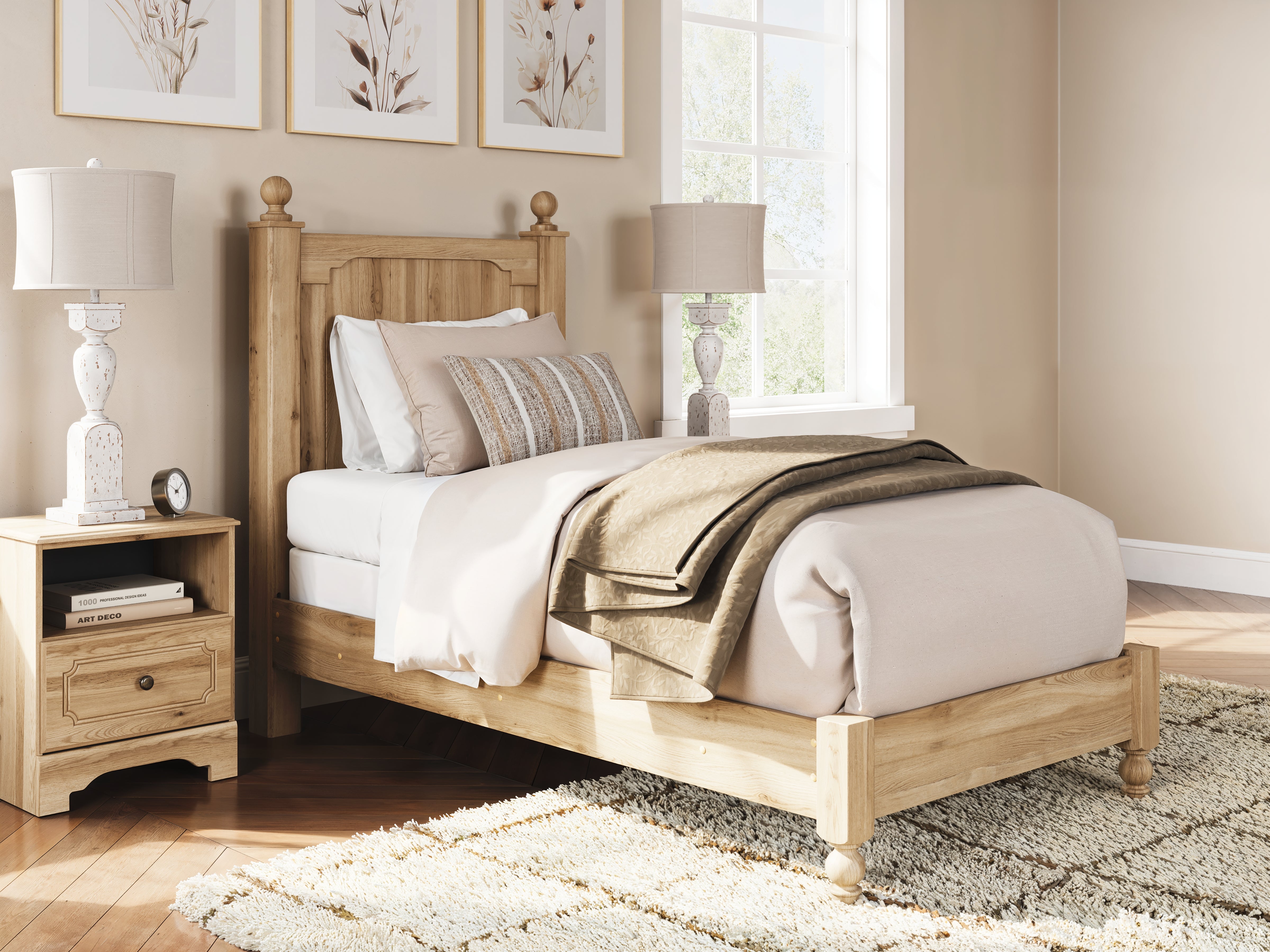 Aleaport Twin Panel Bed
