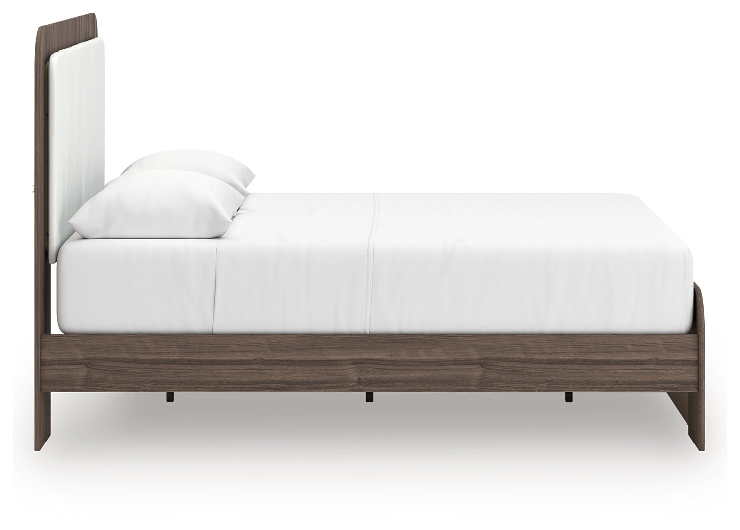 Kendanport Queen Upholstered Bed, Dresser and Nightstand