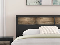 Broachmyn Lighted King Bookcase Headboard