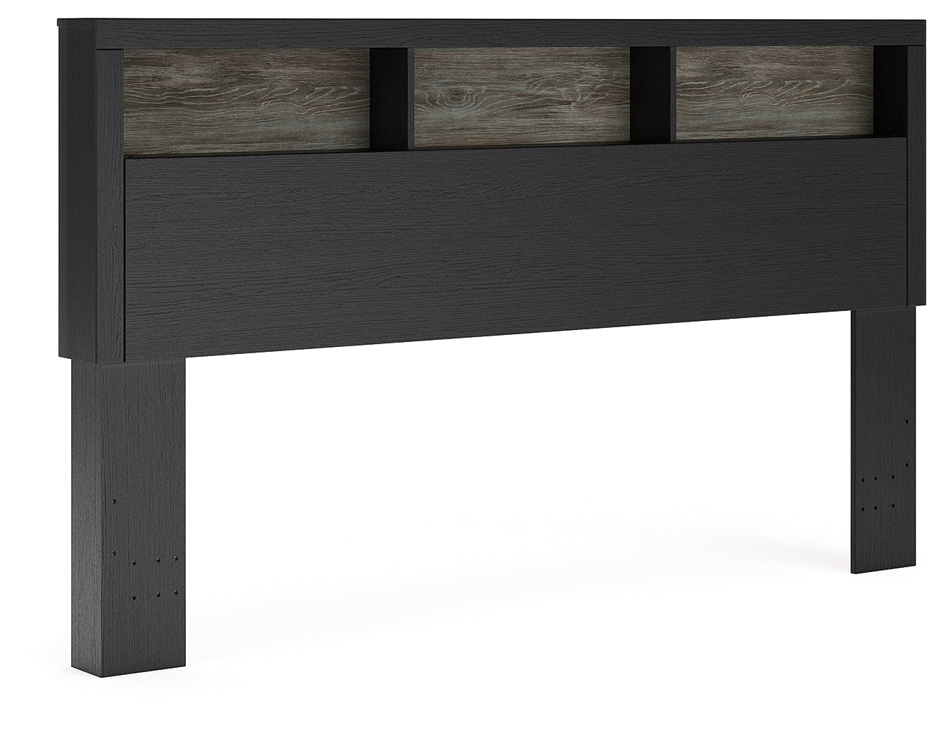 Broachmyn Lighted King Bookcase Headboard