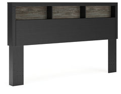 Broachmyn Lighted King Bookcase Headboard