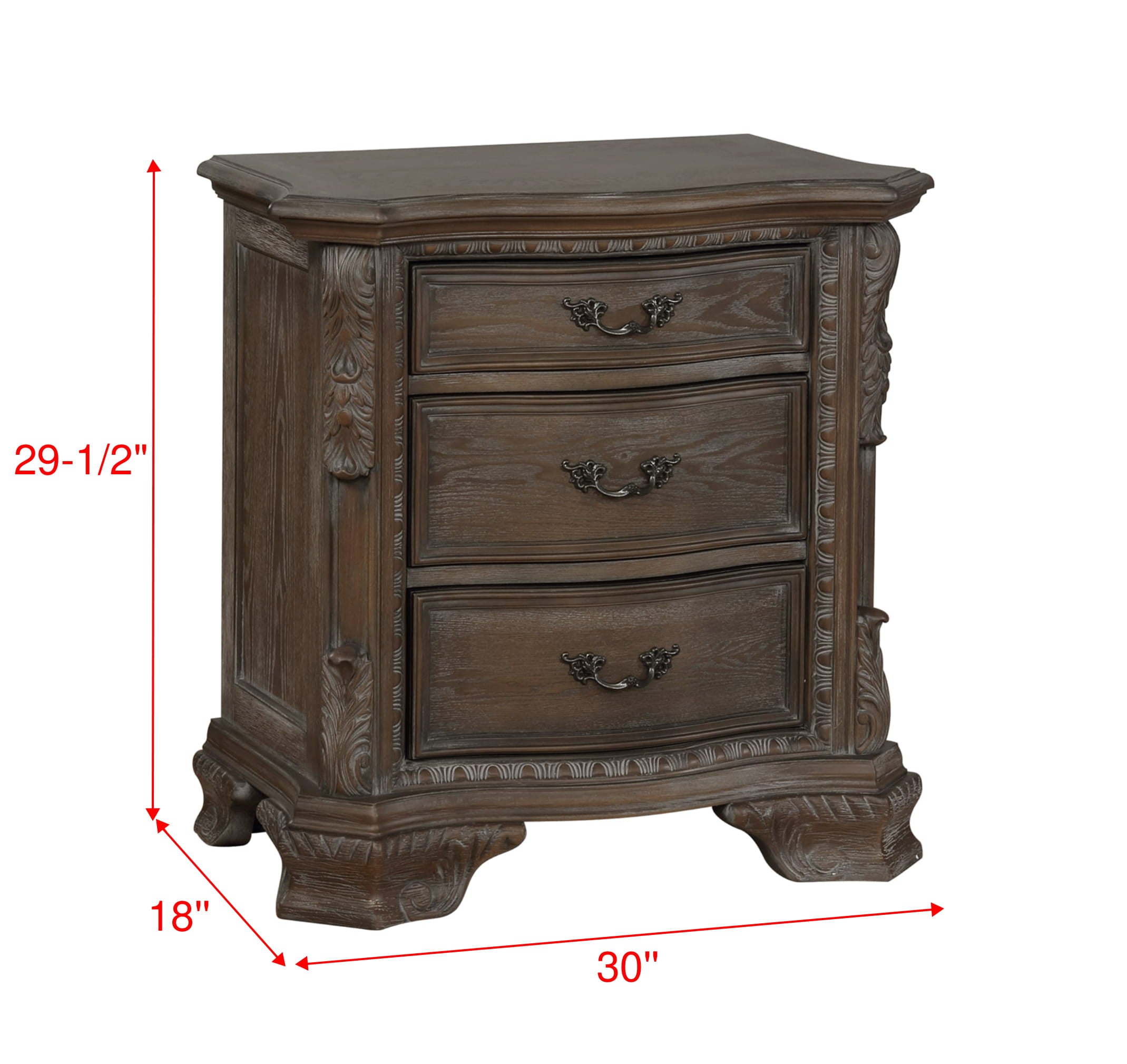Sheffield Antique Gray Upholstered Panel Bedroom Set - MyWaynesHome #