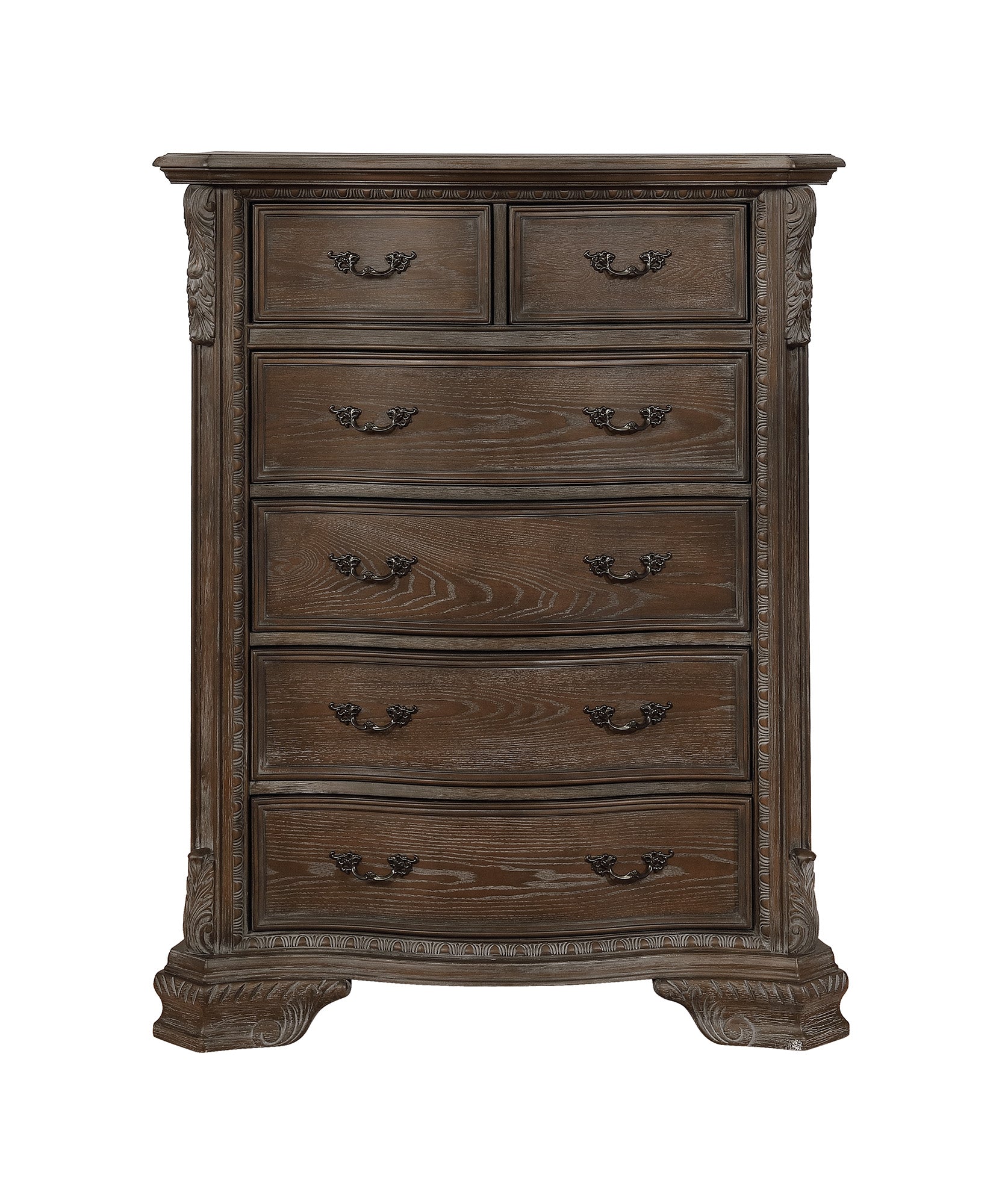 Sheffield Antique Gray Upholstered Panel Bedroom Set - MyWaynesHome #