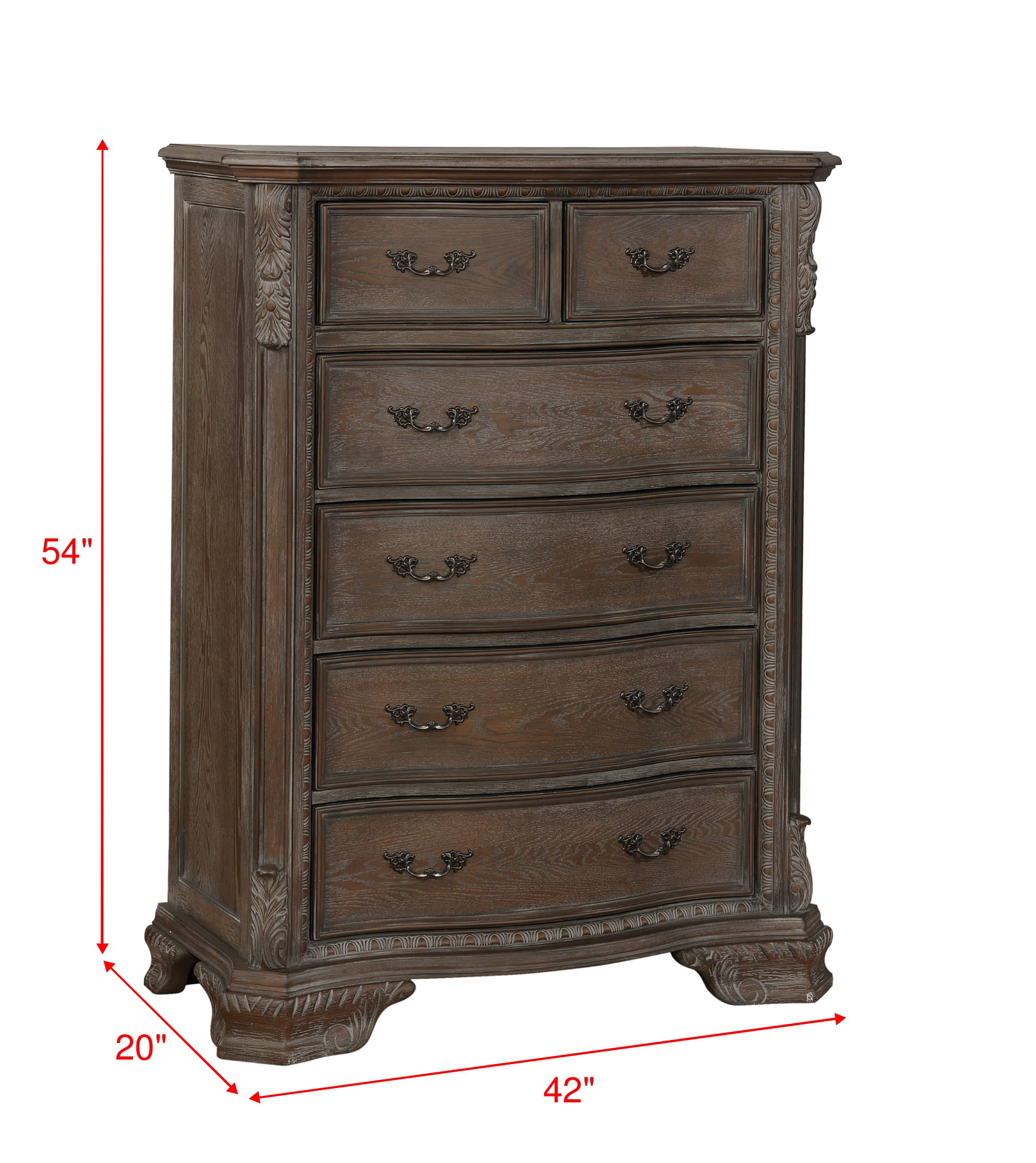 Sheffield Antique Gray Upholstered Panel Bedroom Set - MyWaynesHome #