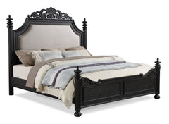 Kingsbury Espresso Upholstered Panel Bedroom Set - MyWaynesHome #