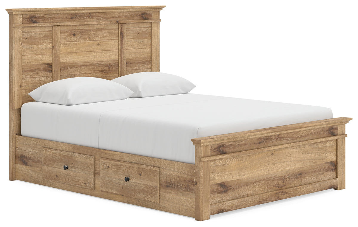 Makidern Queen Panel Storage Bed