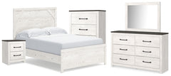 Gerridan Full Panel Bed, Dresser, Mirror, Chest and Nightstand