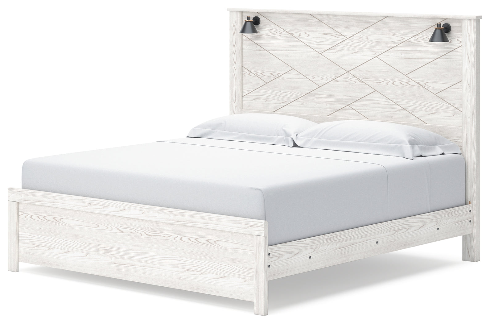 Gerridan King Panel Bed, Dresser, Mirror, Chest, and Nightstand