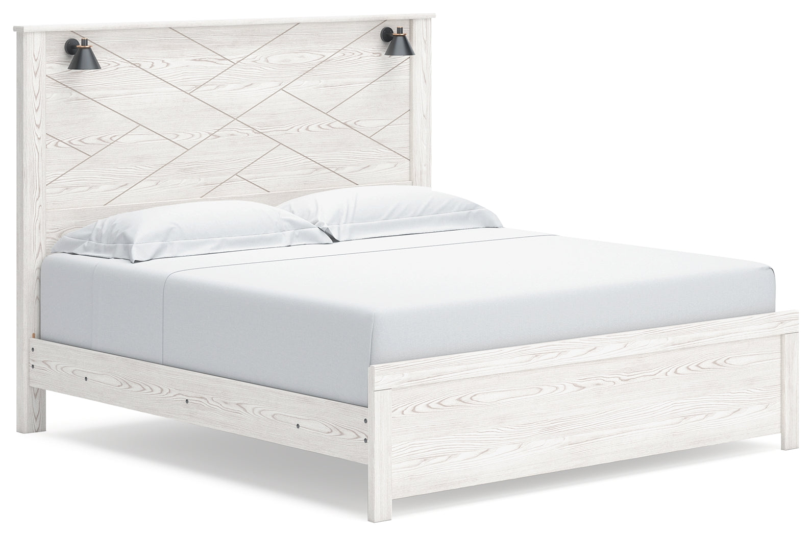 Gerridan King Panel Bed, Dresser, Mirror, Chest, and Nightstand