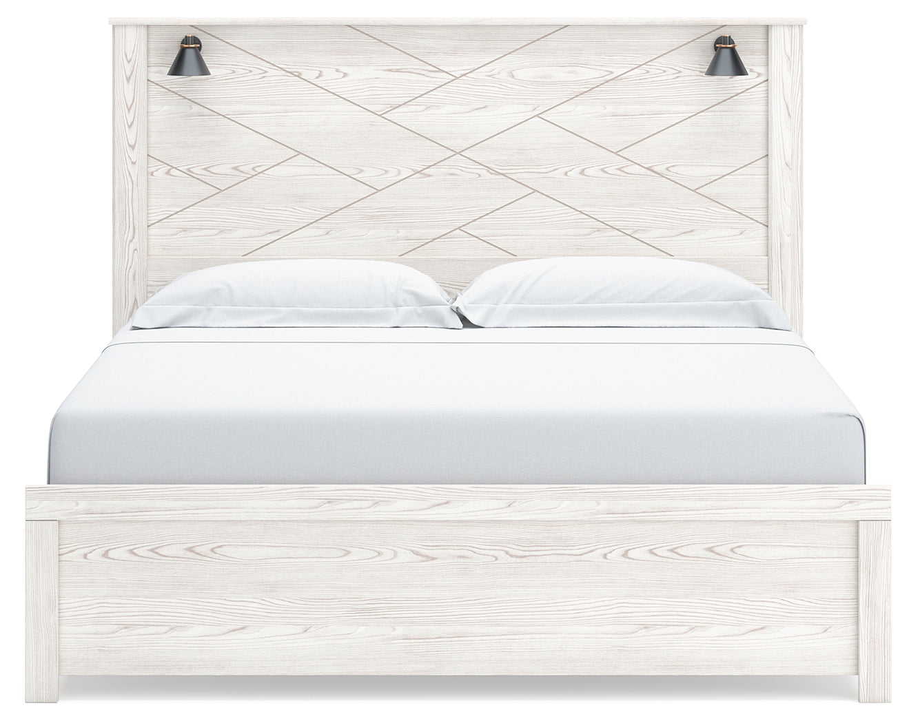 Gerridan King Panel Bed, Dresser, Mirror, Chest, and Nightstand