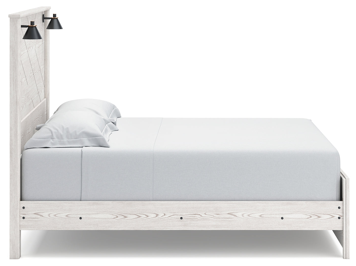 Gerridan King Panel Bed, Dresser, Mirror, Chest, and Nightstand