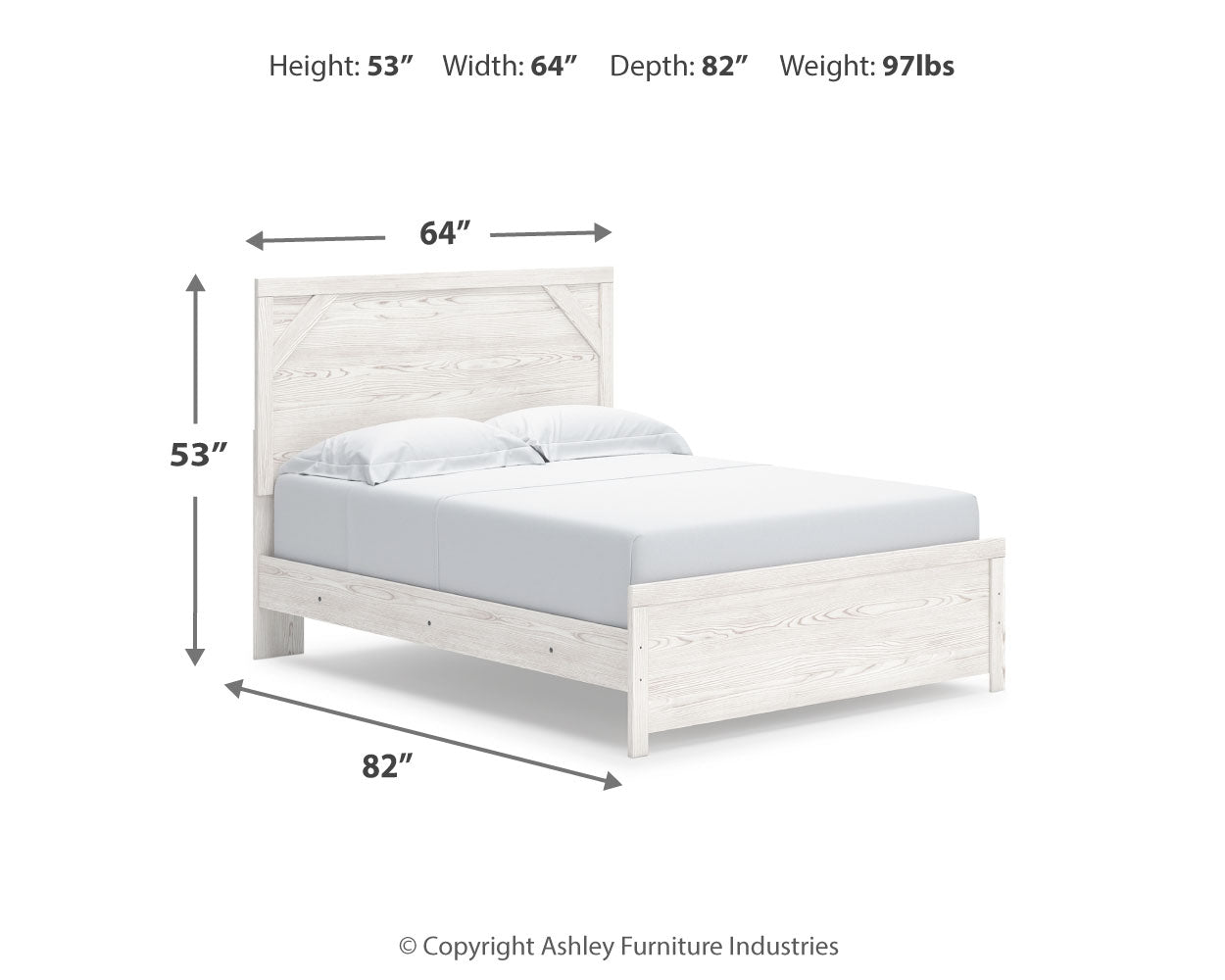 Gerridan Queen Panel Bed, Dresser and 2 Nightstands