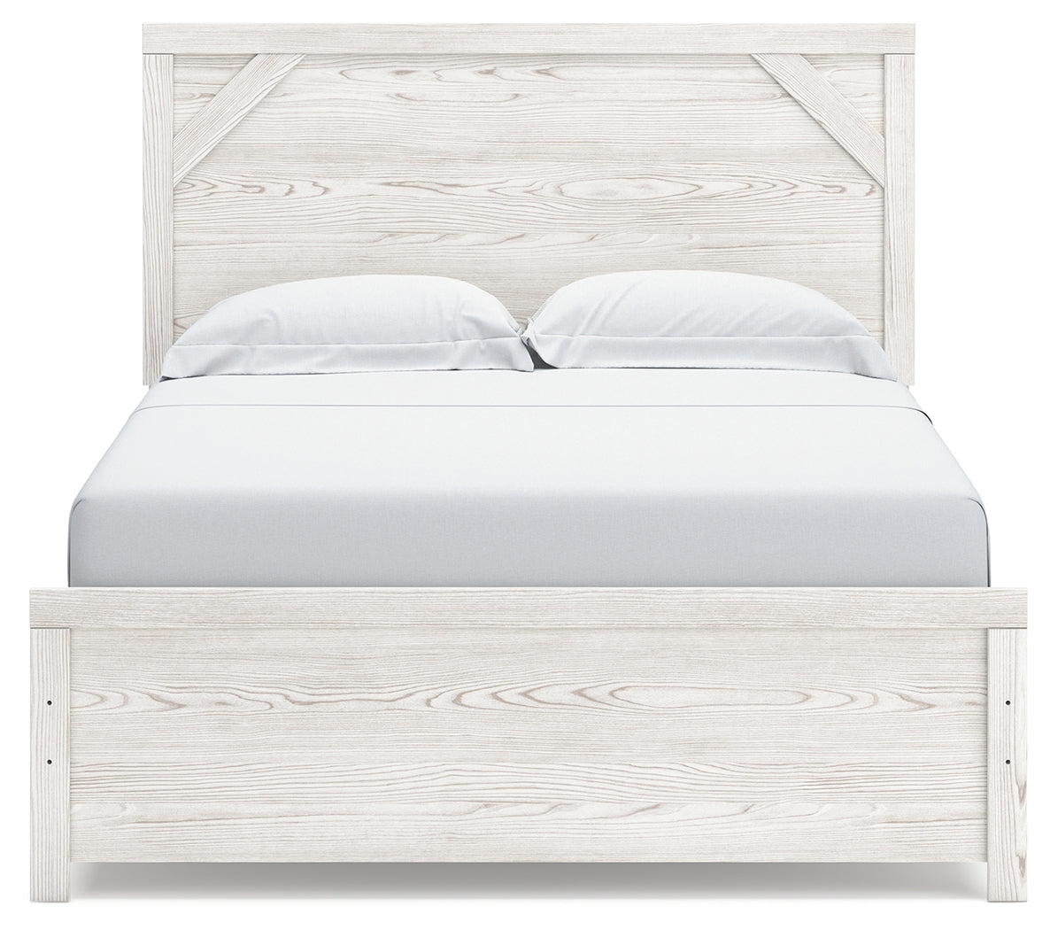 Gerridan Queen Bed with Mirrored Dresser and Nightstand