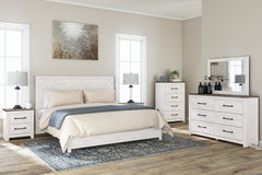 Gerridan King Panel Bed, Dresser and Mirror