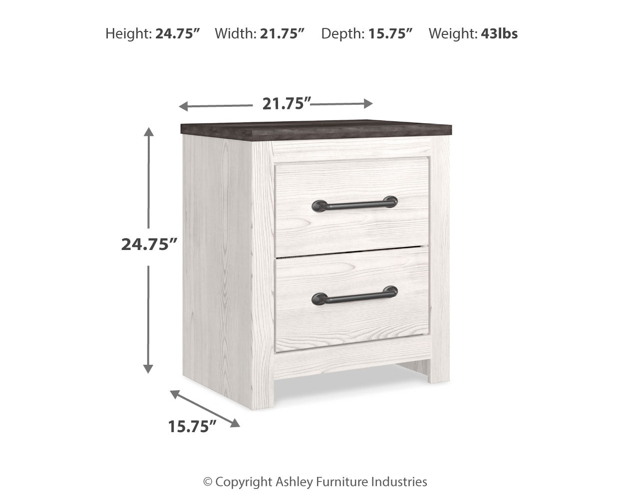 Gerridan Queen Panel Bed, Dresser, Mirror and 2 Nightstands