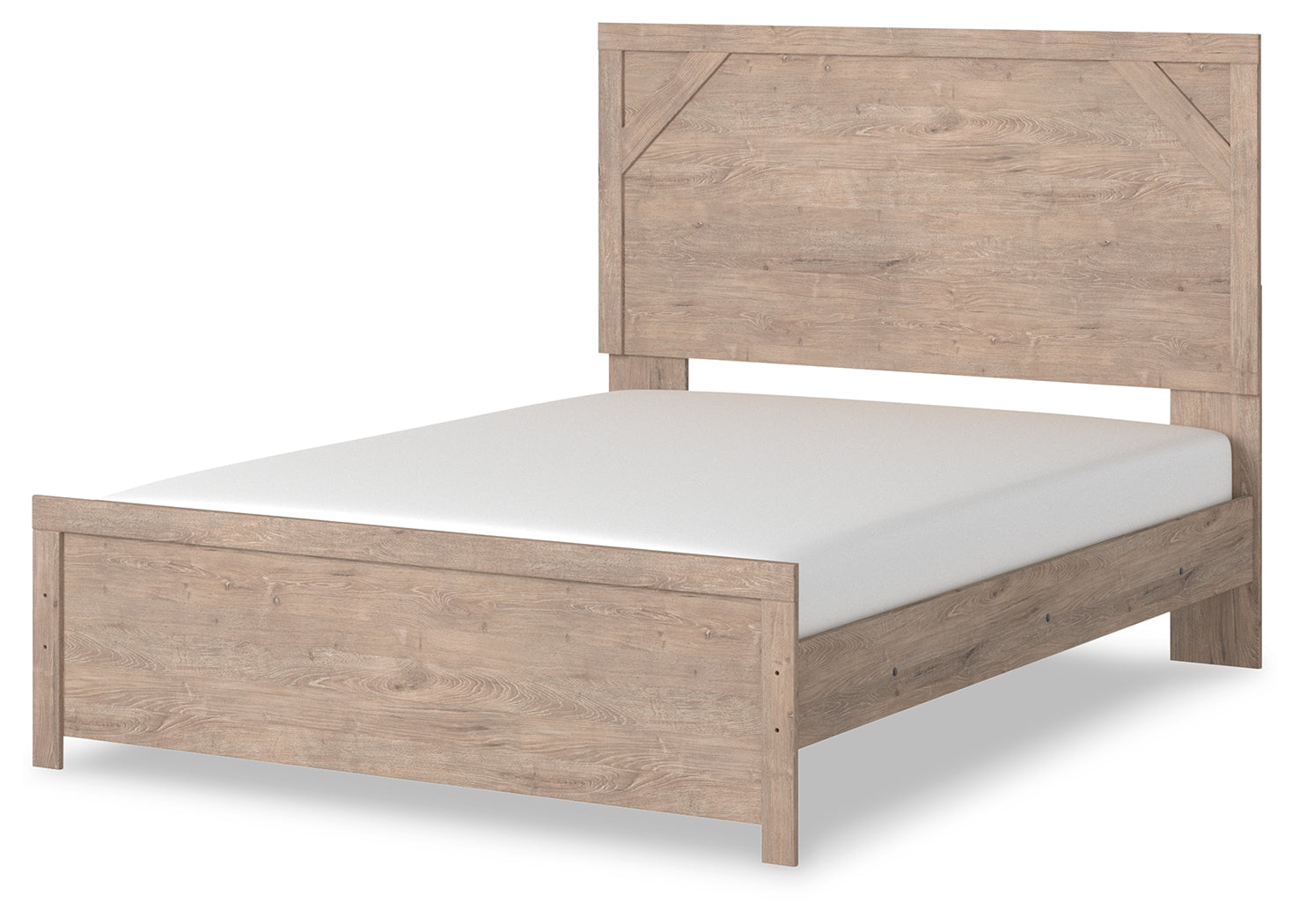 Senniberg Queen Panel Bed, Dresser, Mirror, and Nightstand